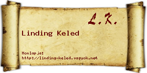 Linding Keled névjegykártya